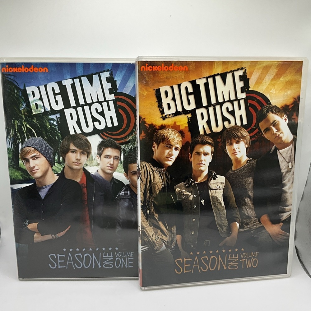 Big Time Rush: Season One Volumes 1 & 2 4-Discs DVD Nickelodeon Music TV Show